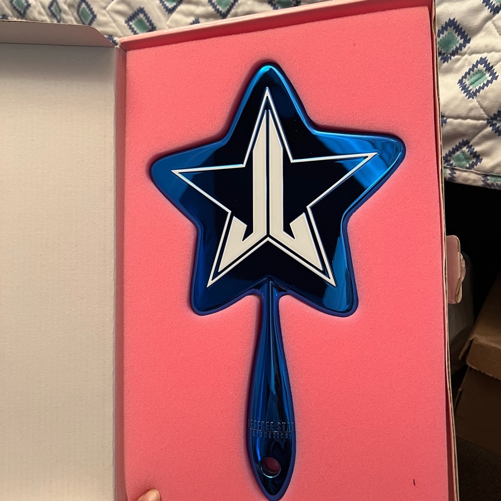 JS Blue Chrome Mirror